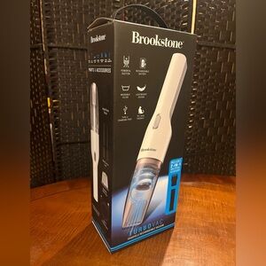 Brookstone Turbovac Handheld Rechargeable Vacuum Cleaner New in box. Great gift